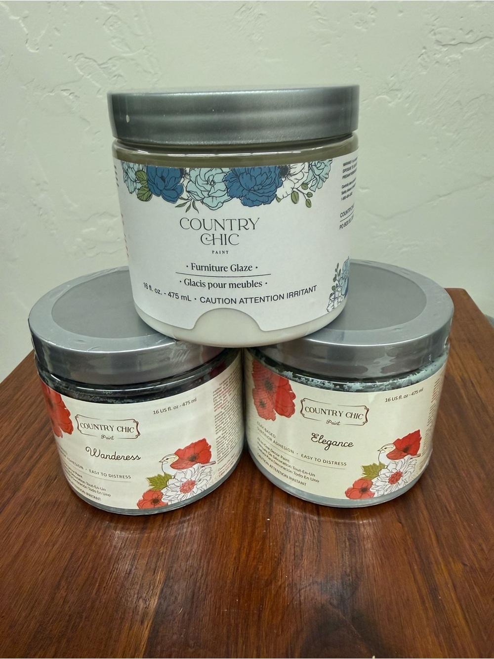 Country Chic Furniture Paint & Glaze – Beautiful Vintage-Inspired Colors!